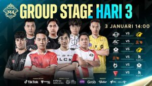 Hasil Pertandingan MLBB M4 World Championship Hari Ketiga
