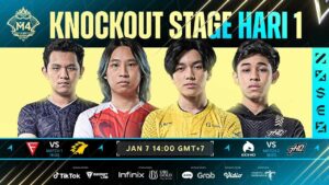 Hasil Pertandingan ECHO vs THQ (Team HAQ) di Knockout Stage M4 MLBB