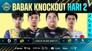 Hasil Pertandingan RRQ Akira vs Blacklist di Knockout Stage M4 MLBB