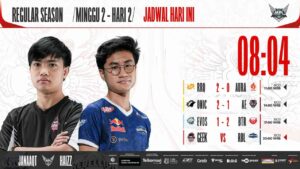 Hasil Geek Slate vs Rebellion Zion di Regular Season MPL ID S11