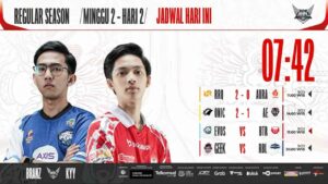 Hasil Evos Legends vs Bigetron Alpha di MPL ID S11 Regular Season Minggu ke-5