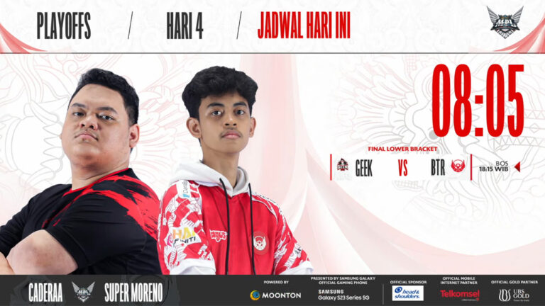 Hasil BTR Alpha vs Geek Fam di Final Lower Bracket MPL ID S12