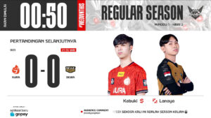 Hasil AURA vs DEWA United di MPL ID S13 Regular Season Minggu ke-1