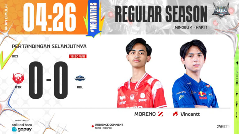 Hasil Bigetron vs Rebellion di MPL ID S13 Regular Season Hari ke-1 Minggu ke-4