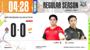 Hasil Geek Fam vs RRQ di MPL ID S13 Regular Season Hari ke-3 Minggu ke-4