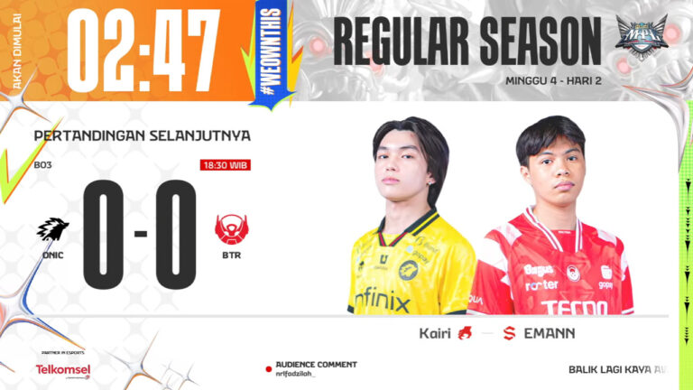 Hasil ONIC vs Bigetron di MPL ID S13 Regular Season Hari ke-2 Minggu ke-4