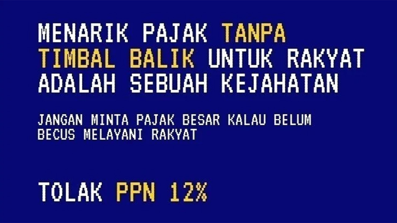 Petisi Tolak Kenaikan PPN 12 Persen Tembus 177 Ribu Tanda Tangan