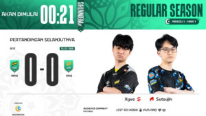 Hasil NAVI vs RRQ di MPL ID S15 Regular Season Hari ke-1 Minggu ke-1