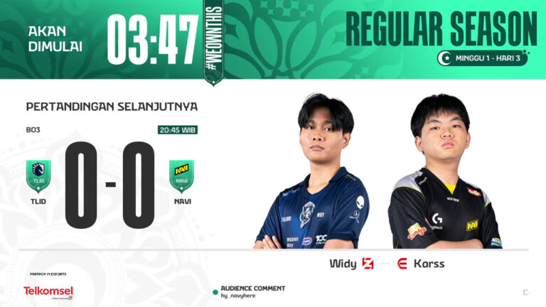 Hasil TLID vs NAVI di MPL ID S15 Regular Season Hari ke-3 Minggu ke-1