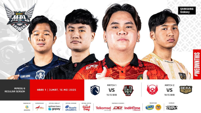 Hasil MPL ID S15 Day 1 Week 8: TLID vs AE, BTR vs DEWA