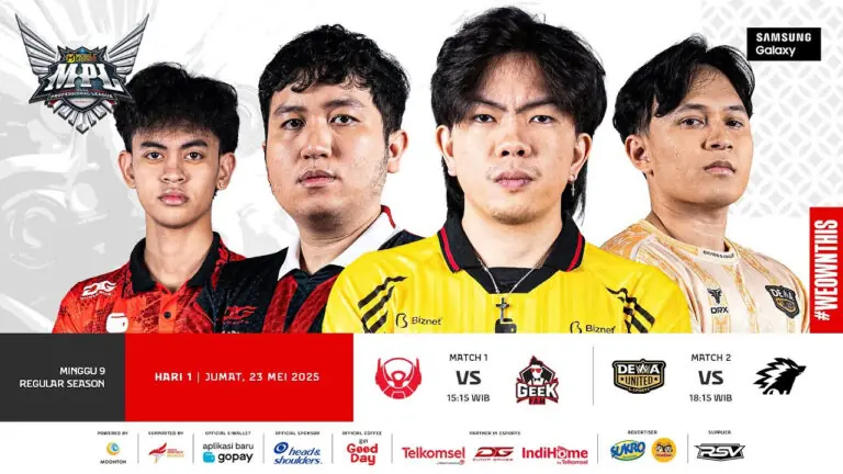 Hasil MPL ID S15 Day 1 Week 9: BTR vs GEEK, ONIC vs DEWA