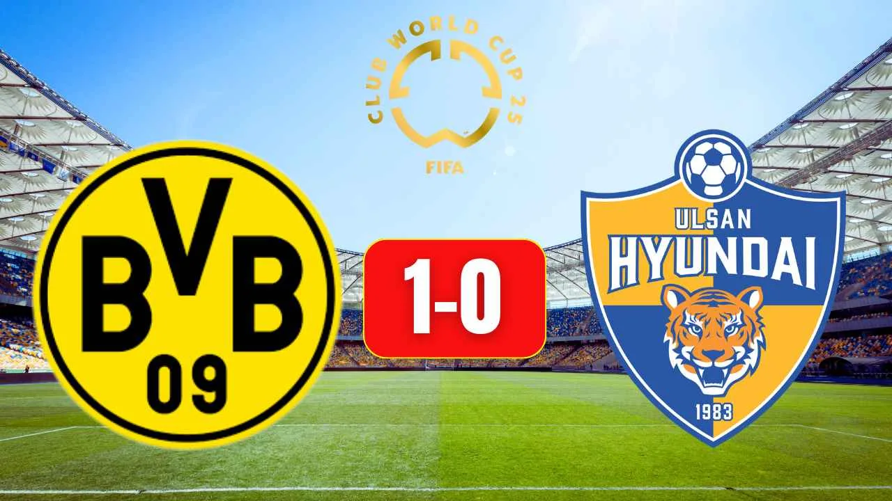 Borussia Dortmund Lolos ke 16 Besar Piala Dunia Antarklub 2025 Usai Taklukkan Ulsan HD