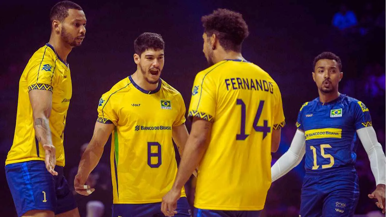 Dominasi Brasil di VNL Putra 2025 Sukses Bungkam Kanada 3-0 dan Geser Jepang di Klasemen