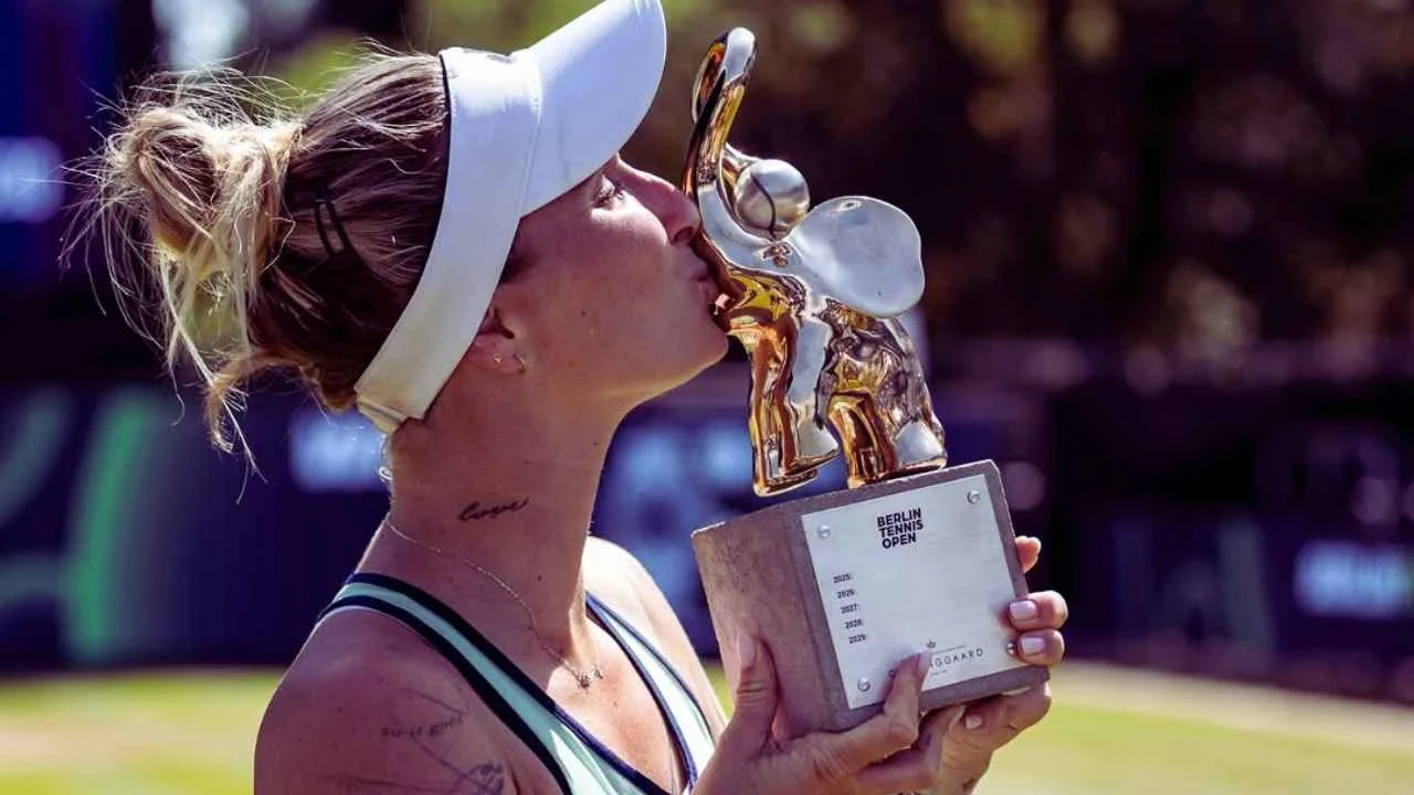 Marketa Vondrousova Cetak Sejarah, Juara Berlin Tennis Open 2025 Usai Tundukkan Wang Xinyu