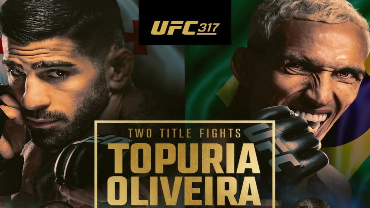 Ilia Topuria Raih Gelar Juara Kelas Ringan UFC 317 Usai Kalahkan Charles Oliveira