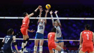 China dan Republik Dominika Raih Kemenangan Penting di VNL 2025 Putri, Persaingan Klasemen Kian Memanas
