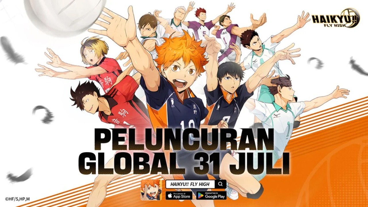 Garena Rilis HAIKYU!! FLY HIGH, Game Mobile Resmi Anime Voli Populer dan Fitur Menariknya