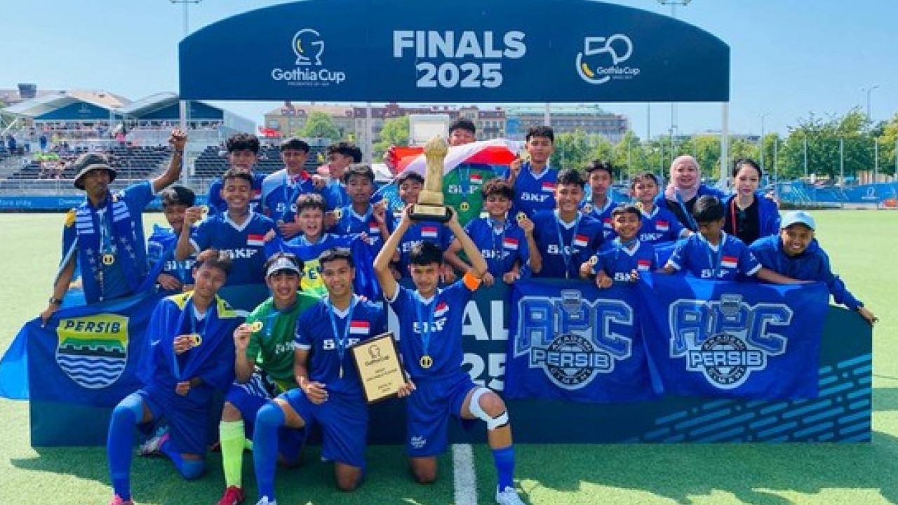 Akademi Persib Cimahi Ukir Sejarah Juara Gothia Cup 2025 di Swedia