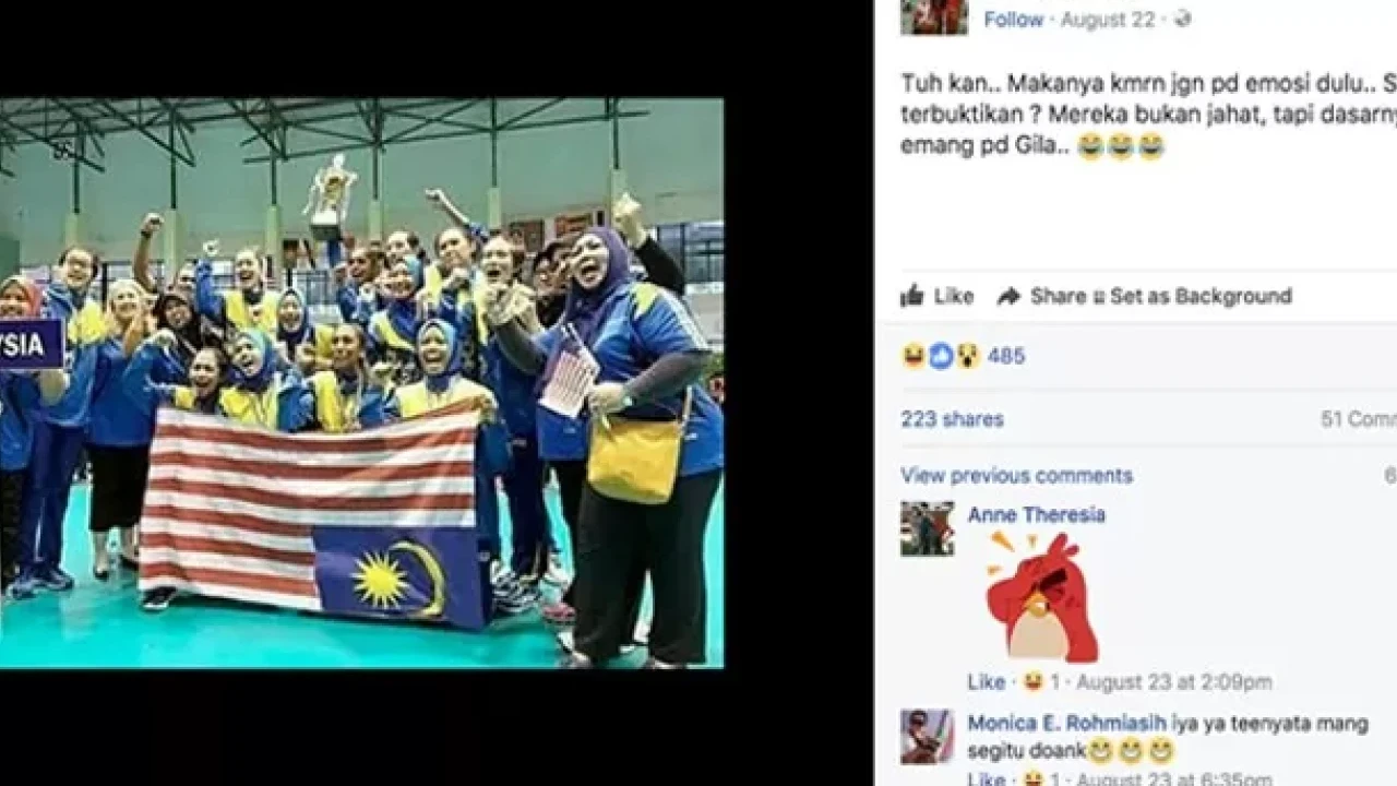 Bendera Malaysia Dipasang Terbalik oleh Suporter Indonesia, FAM Laporkan ke AFF dan AFC