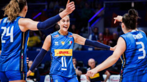 Juara Olimpiade Italia Tak Terkalahkan, Singkirkan Juara Dunia Serbia di VNL 2025