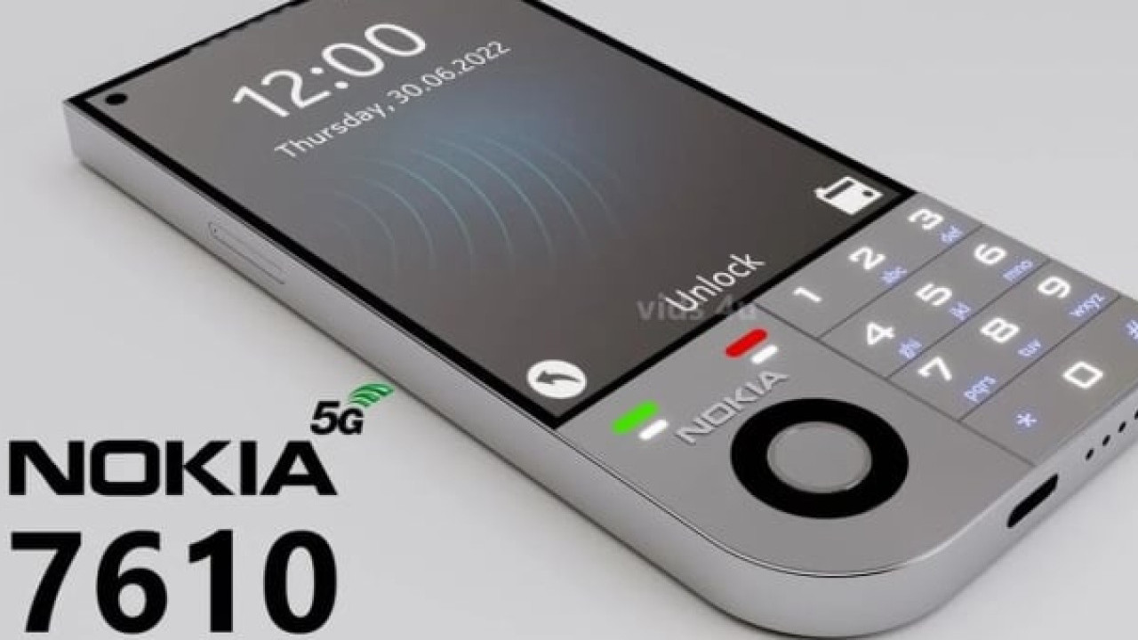 Nokia 7610 5G Meluncur: Ponsel Retro dengan Kamera 108MP dan Jaringan Super Cepat