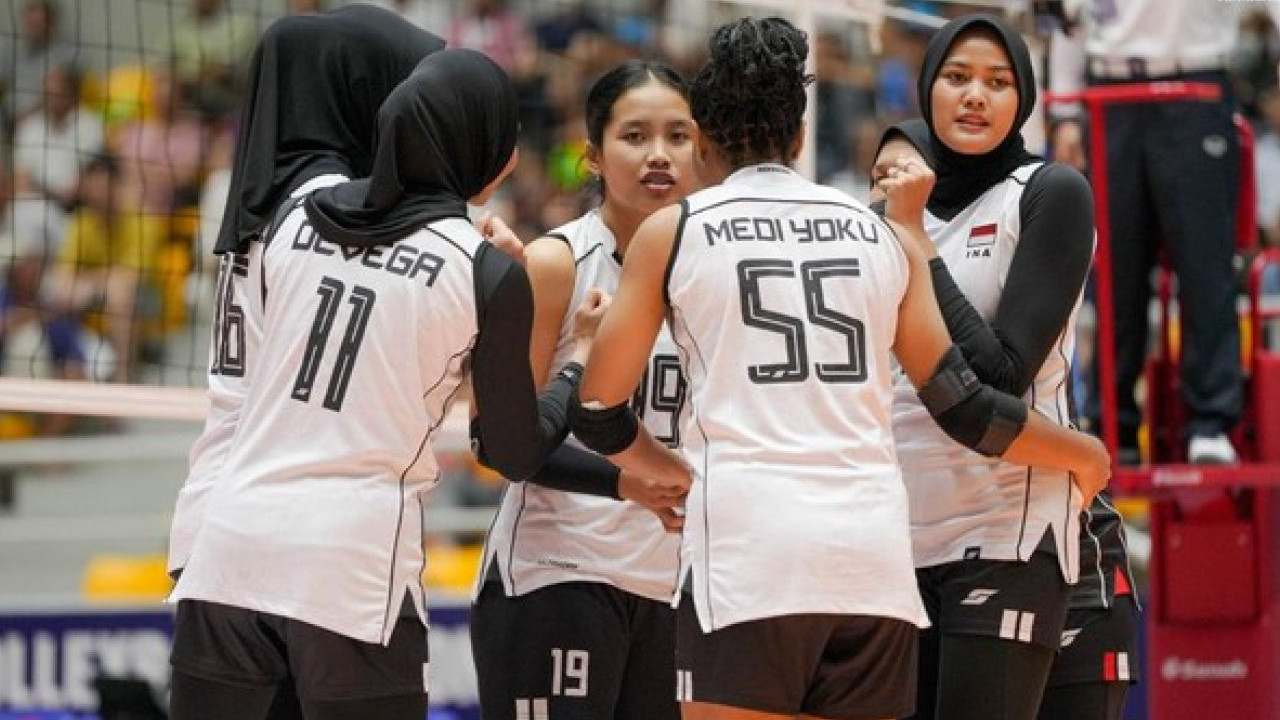 Ranking Timnas Voli Putri Jelang SEA V League 2025: Thailand Teratas, Indonesia Terendah