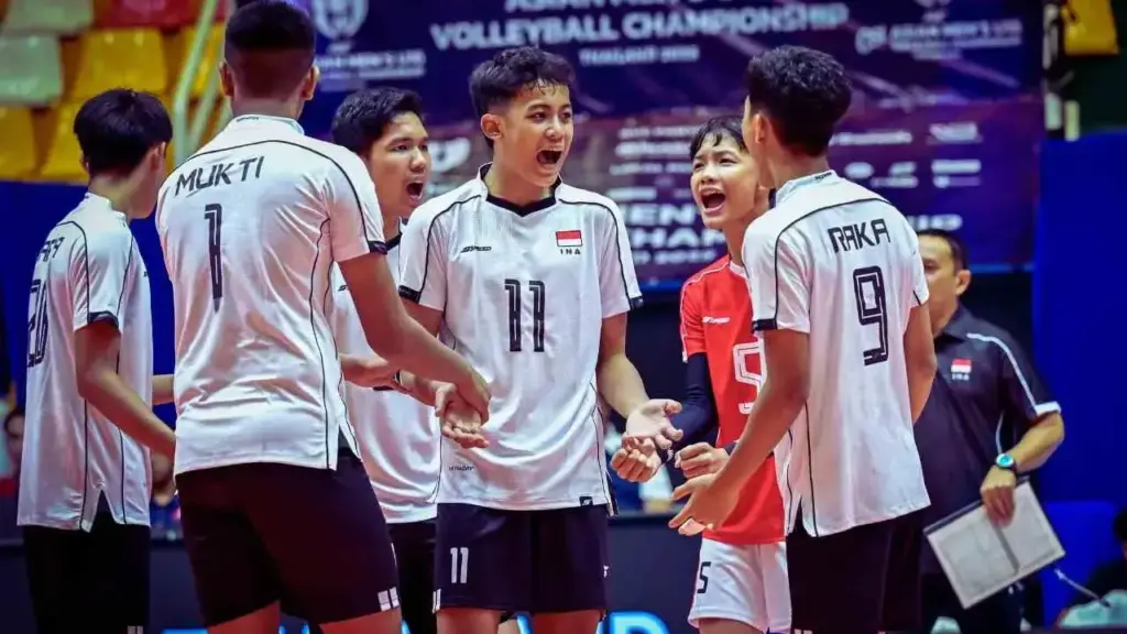Tim Voli Putra Indonesia U16 Raih Kemenangan Perdana di AVC Asian Men’s U16 Volleyball Championship