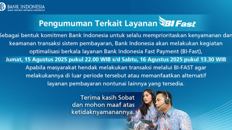 BI FAST Gangguan 16 Agustus 2025, Pengguna Ramai-ramai Mengeluh di X