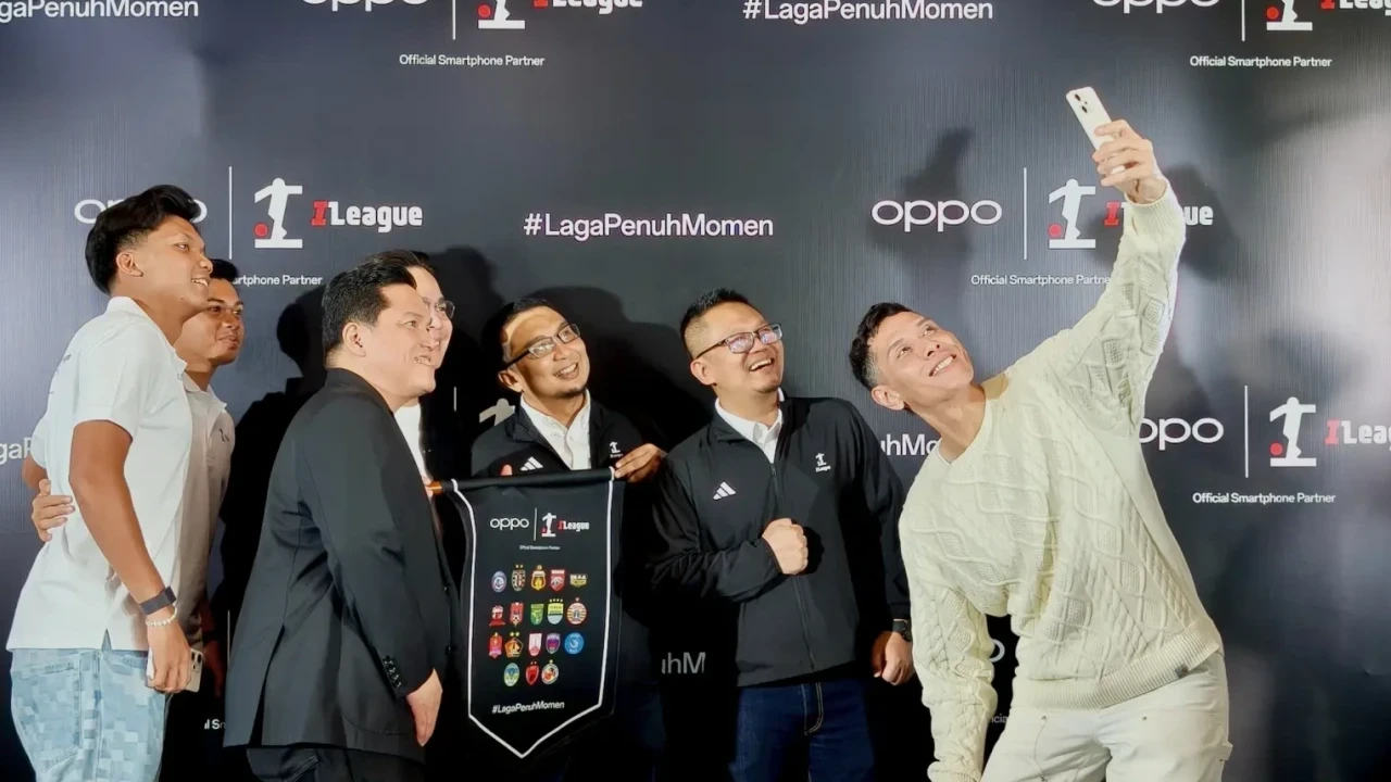 OPPO Resmi Jadi Partner Smartphone Resmi BRI Super League 2025-2027
