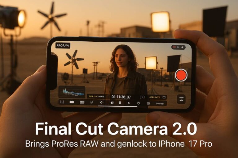 Apple Resmi Meluncurkan Final Cut Camera 2.0 dengan ProRes RAW dan Genlock di iPhone 17