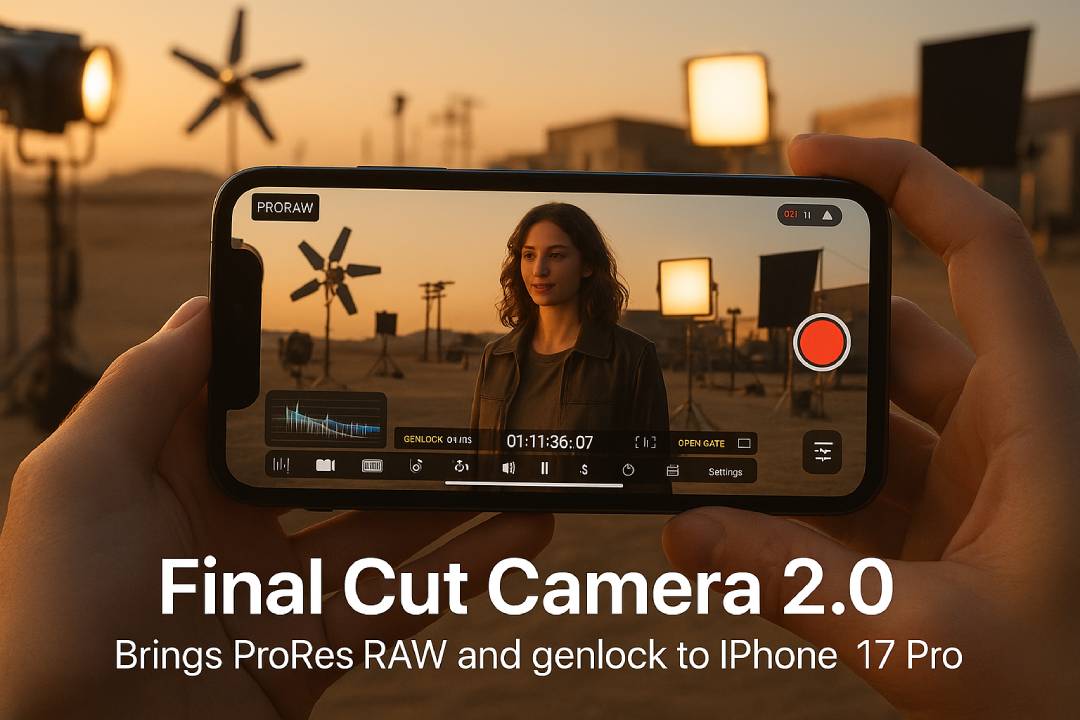 Apple Resmi Meluncurkan Final Cut Camera 2.0 dengan ProRes RAW dan Genlock di iPhone 17