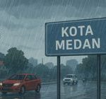 Cuaca Medan 4 Oktober 2025: Hujan Merata, Warga Diimbau Waspadai Genangan