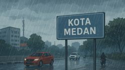 Cuaca Medan 4 Oktober 2025: Hujan Merata, Warga Diimbau Waspadai Genangan