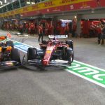 Ferrari Dihukum Karena Leclerc Tabrak Norris di Pitlane