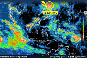 BMKG Deteksi Siklon Tropis Matmo, Ini Dampaknya pada Cuaca Indonesia