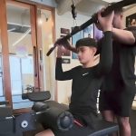 7 Potret King Faaz di Gym, Ingin Tambah Massa Otot!