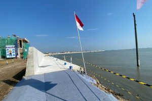 Tanggul Pantai Tampaure Roboh, Air Laut Masuk ke Rumah Warga