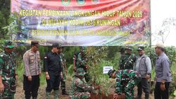 Cara Kodim 0615 Kuningan Atasi Krisis Lingkungan