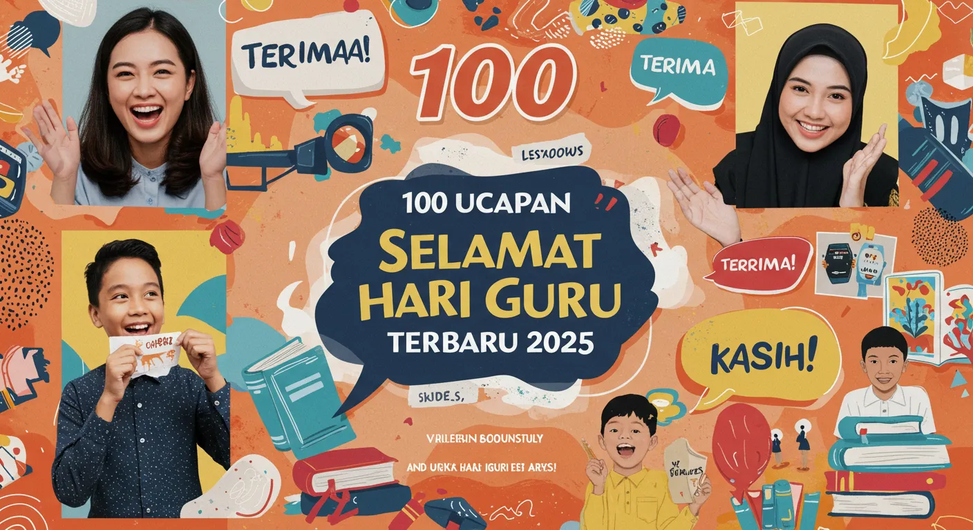 Ucapan Hari Guru 25 November 2025, Doa untuk Pahlawan Tanpa Tanda Jasa Ucapan Hari Guru 25 November 2025, Doa untuk Pahlawan Tanpa Tanda Jasa