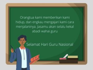 50 Ucapan Selamat Hari Guru 2025 yang Mengharukan dan Berarti