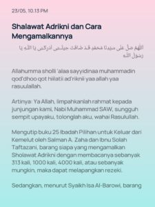 Sholawat Adrikni untuk Kekayaan: Cara Mengamalkannya Lengkap