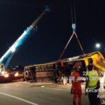 Kecelakaan di Exit Tol Krapyak, Bus Tidak Layak Jalan