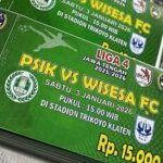 Logo PSIS muncul di tiket pertandingan PSIK Klaten vs Wisesa FC, Liga 4 Jateng jadi sorotan
