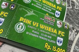 Logo PSIS muncul di tiket pertandingan PSIK Klaten vs Wisesa FC, Liga 4 Jateng jadi sorotan Logo PSIS muncul di tiket pertandingan PSIK Klaten vs Wisesa FC, Liga 4 Jateng jadi sorotan
