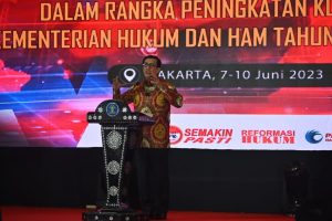 Kanwil Kemenkum Sultra Ikuti Peluncuran Program Nasional oleh Menteri Ketenagakerjaan