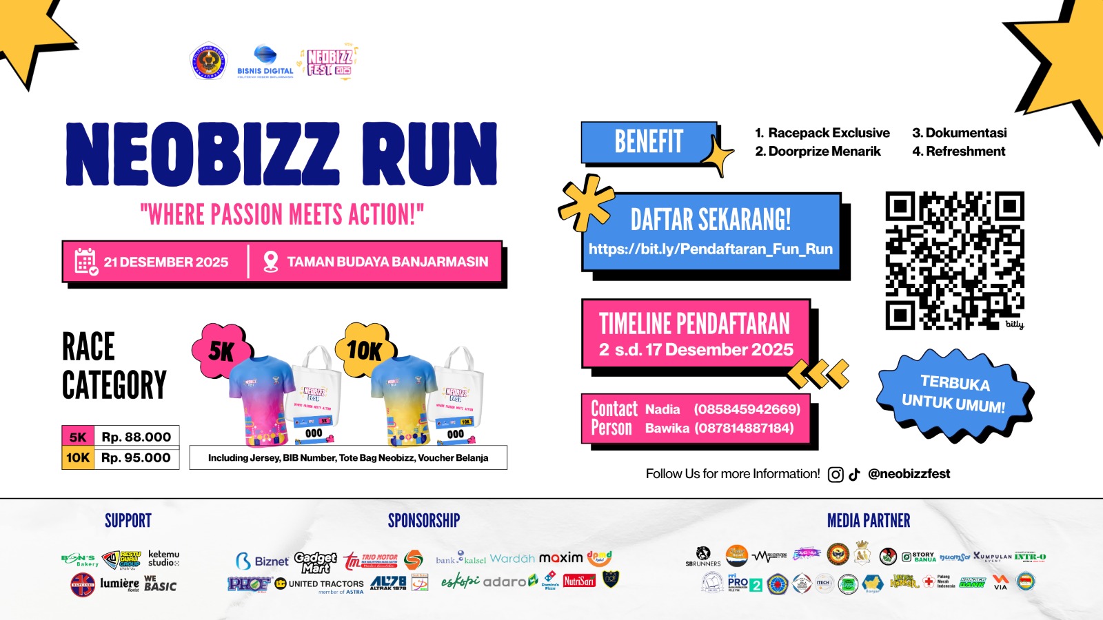 Lewat Neobizz Run 2025, Poliban Ajak Warga Banjarmasin Rayakan Gaya Hidup Sehat Lewat Neobizz Run 2025, Poliban Ajak Warga Banjarmasin Rayakan Gaya Hidup Sehat