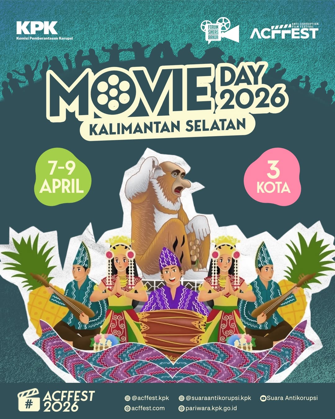 Bukan Sekadar Nonton: ACFFEST Movie Day 2026 Hidupkan Gerakan Antikorupsi di Kalimantan Selatan Bukan Sekadar Nonton: ACFFEST Movie Day 2026 Hidupkan Gerakan Antikorupsi di Kalimantan Selatan