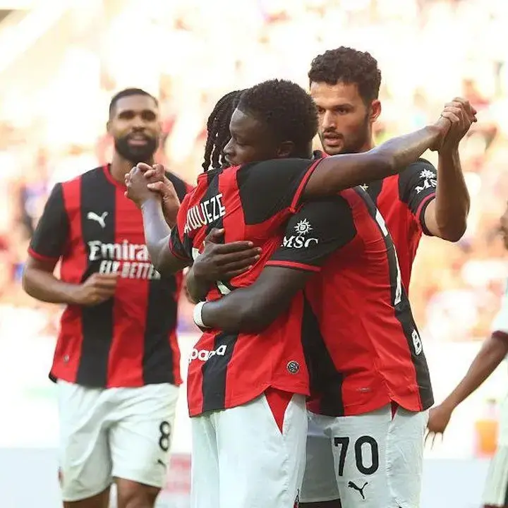 AC Milan Raih Kemenangan Comeback 4-2 atas Manchester United di Laga Pramusim