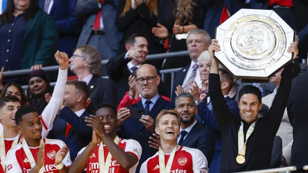 Arsenal Unggul Rekor atas Man City di Community Shield, Bidik Trofi Keempat